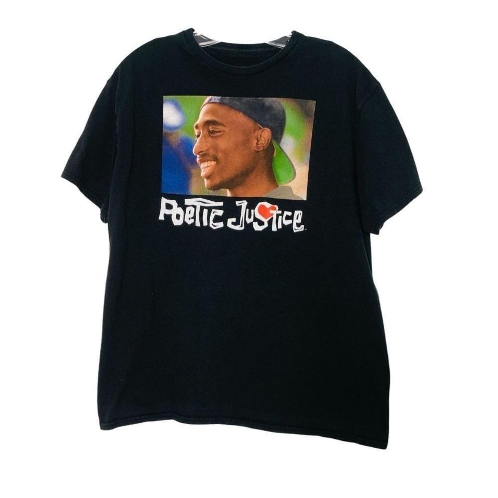 Tupac Shakur Poetic Justice Movie Shirt Rap Hip Hop Graphic Tee Fan Tee